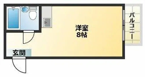 エホールⅡ【3階】の間取り