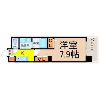 愛知県名古屋市中区平和1丁目【マンション】の間取り