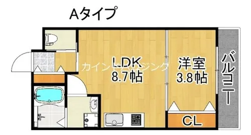 WIN玉出Ⅱ【3階】の間取り