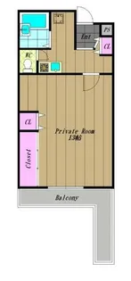 メゾンアルカディア金剛【403号室】の間取り