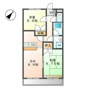 エトワール20【1階】の間取り
