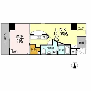 スペチアーレ【10階】の間取り