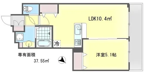 ベラジオ雅び京都洛北ガーデン【4階】の間取り