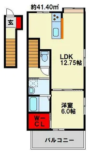 フォルテ【202号室】の間取り