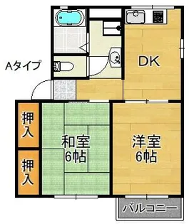 ハッピーホーム【2階】の間取り