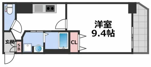 メゾン夕陽ヶ丘【2階】の間取り