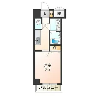 大阪府豊中市庄内東町1丁目【マンション】の間取り
