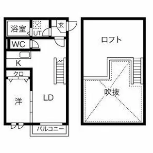 Creo八田壱番館【103号室】の間取り