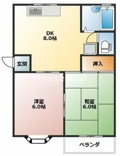 グリーンゲーブルス【1階】の間取り
