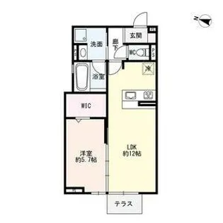 Sieben Yotsuya【2階】の間取り