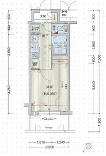 プレサンス新栄リミックス【4階】の間取り