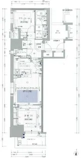 プレサンスロジェ名古屋久屋大通公園【13階】の間取り