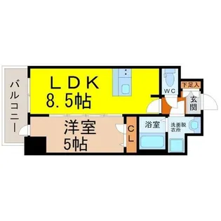 アステリ鶴舞テーセラ【2階】の間取り