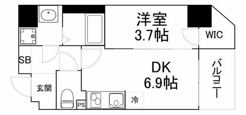 ティ ベルデ【2階】の間取り