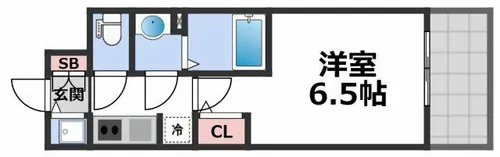 S-RESIDENCE高井田beleta【7階】の間取り