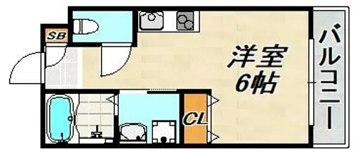 ヴィアノ山下町アスティオン【1階】の間取り