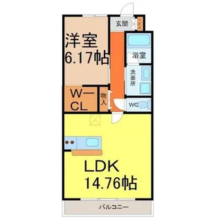 愛知県名古屋市中区松原3丁目【マンション】の間取り