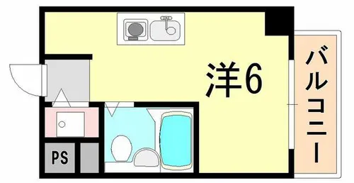 ハーバーヒル大倉山【5階】の間取り