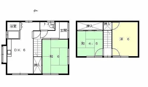 兵庫県姫路市御立西1丁目【一戸建】の間取り