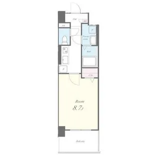 ALUNA箱崎【1階】の間取り