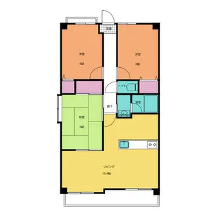 ファミール須原【4階】の間取り