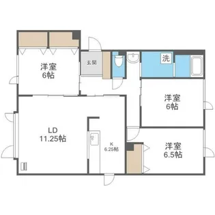 リジョイスⅢ【201号室】の間取り