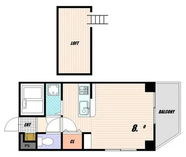 S・Tハウス【3階】の間取り