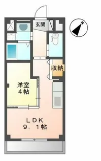 ベラージオ【3階】の間取り