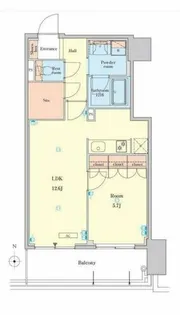 RJR堺筋本町タワー【10階】の間取り