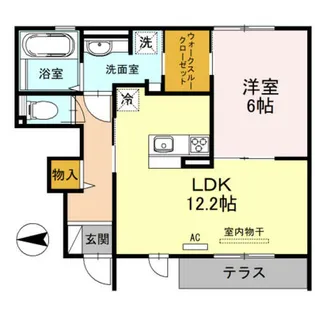 大阪府松原市天美南3丁目【アパート】の間取り