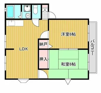 サンライフ蓮池Ⅱ【1階】の間取り