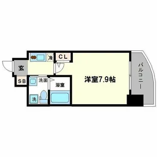TLRレジデンス高井田【4階】の間取り