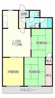 サンヴェール新池【4階】の間取り