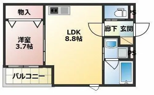 Grandcia Plus+【1階】の間取り