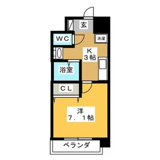 パーク黒川【2階】の間取り