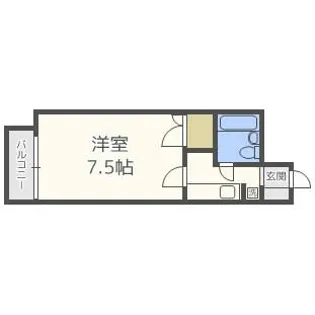 ダイアパレス博多駅南【13階】の間取り