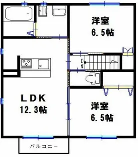 カーム アンシャンテ【2階】の間取り