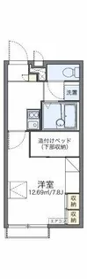 レオパレスエルズ和泉【2階】の間取り