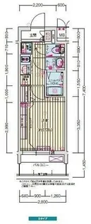 プレサンス名古屋ルクソリア【7階】の間取り