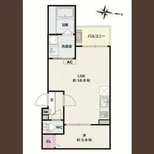 Jack miyoshiⅣ【3階】の間取り