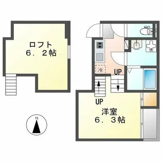 アルテミス新栄【1階】の間取り