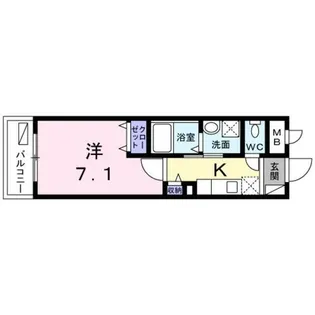 ブライトアイリス【5階】の間取り