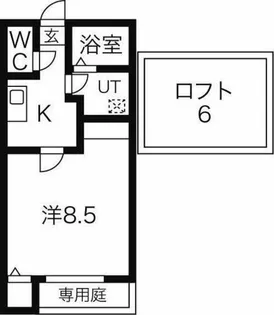 リエス浄心【1階】の間取り