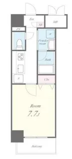 カーサニア尾頭橋【7階】の間取り