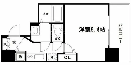 LC本町【1006号室】の間取り