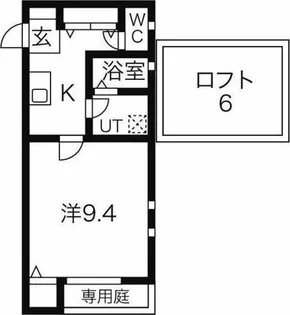 リエス浄心【1階】の間取り