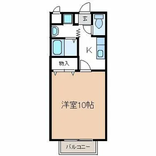 エスペランサ宮地【2階】の間取り