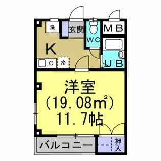 エミコスⅠ【302号室】の間取り
