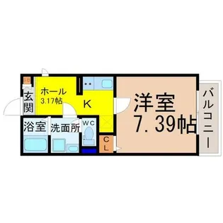 Gallery庄内通(ギャラリー庄内通)【1階】の間取り