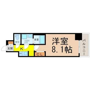SーRESIDENCE堀田NorthII【11階】の間取り